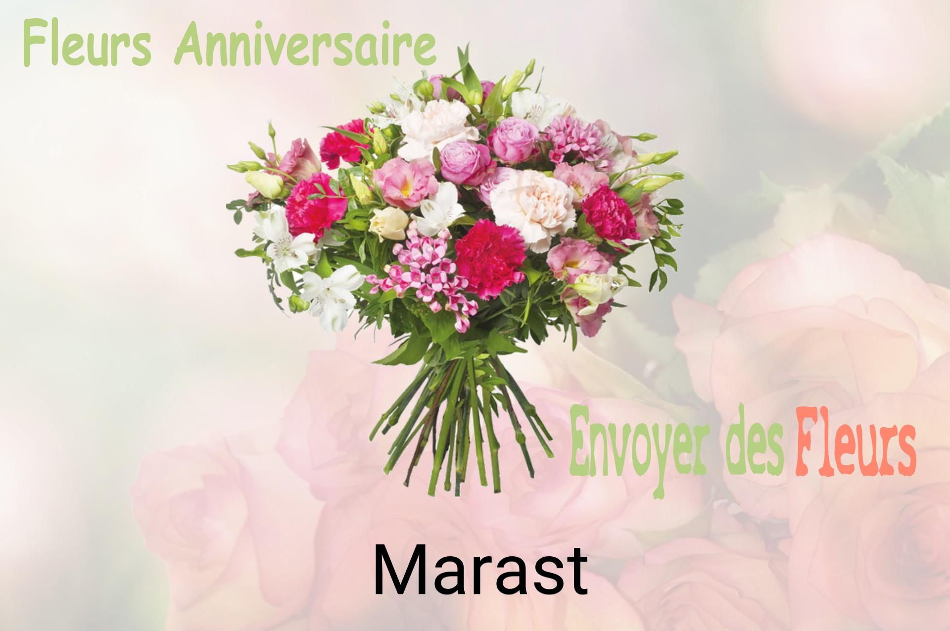 Bouquet de fleurs d’anniversaire livré à Marast