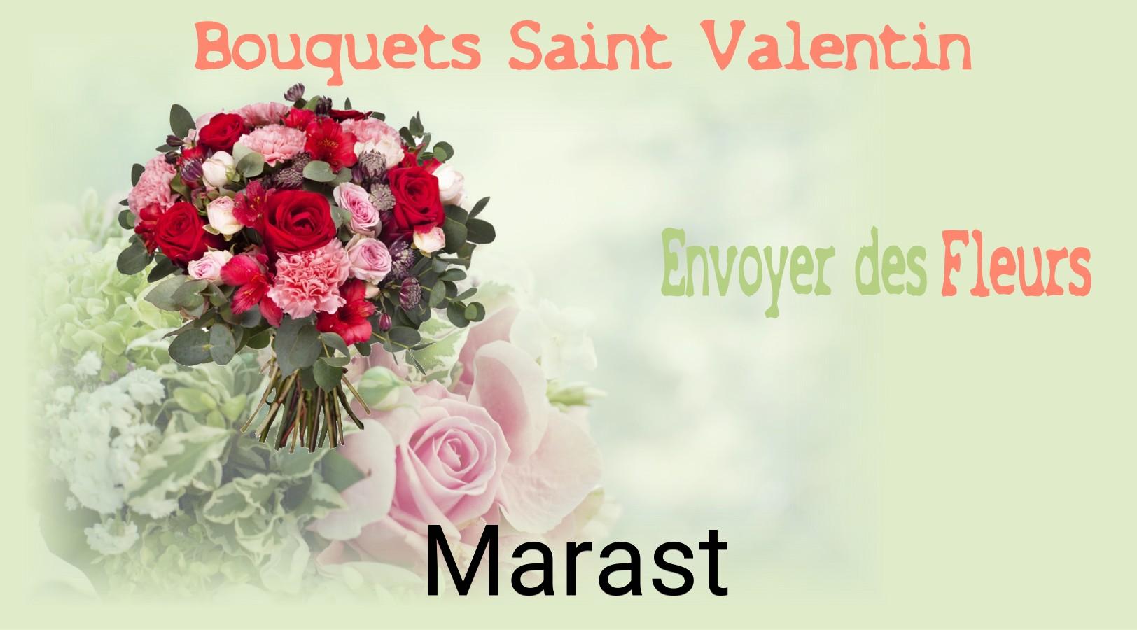 Roses de Saint-Valentin livrées à Marast